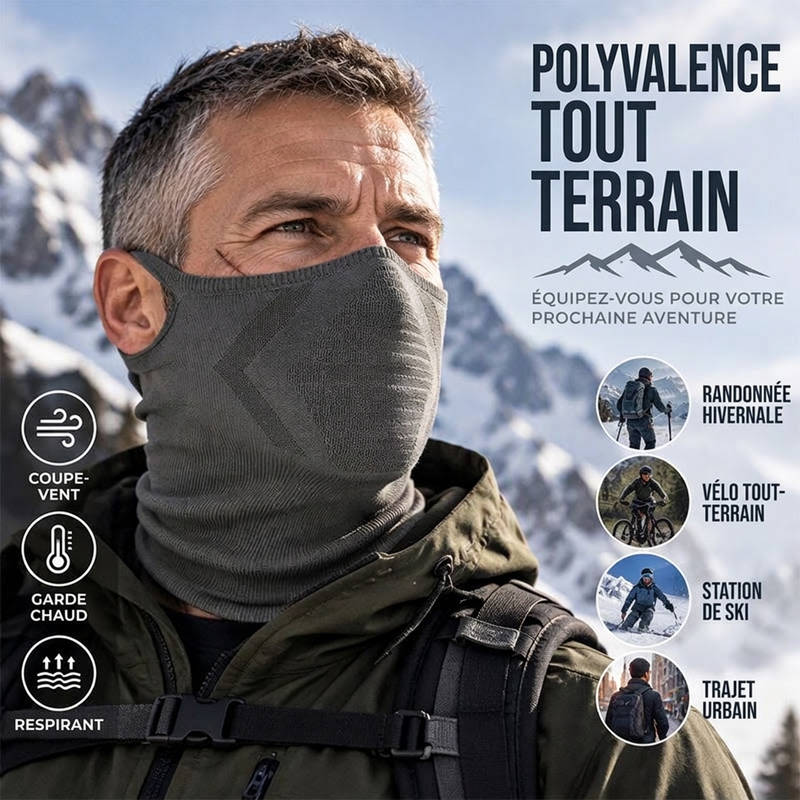 🔥Achetez 1, Obtenez 1 Offert 🔥Cou-Cagoule Coupe-Vent avec Boucle pour Oreilles