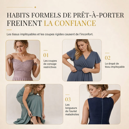 Robe longue en dentelle à manches longues et épaules dénudées pour femme, grande taille
