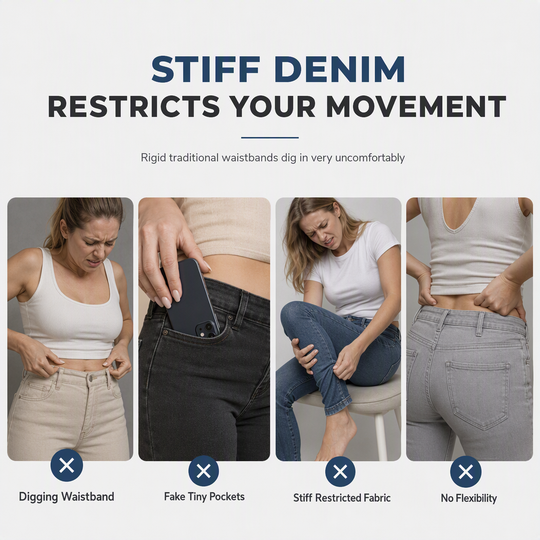Jegging cargo taille haute élastique à cordon de serrage pour femme, pantalon en jean moulant