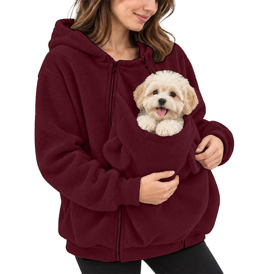 ✨Limited stock available, don’t miss out!🎉Kangaroo Pouch Pet Carrier Hoodie
