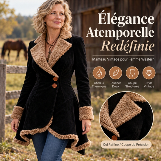 Veste femme en fausse suède avec doublure en shearling