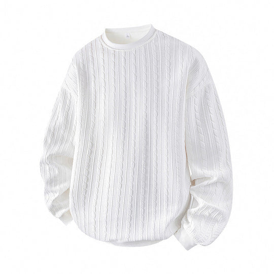 ❄️Winter Hot Sale 50% OFF🔥Men's Cable Knit Crewneck Sweatshirt