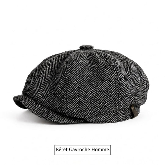 🧢Casquette de peintre vintage, casquette de livreur de journaux octogonale