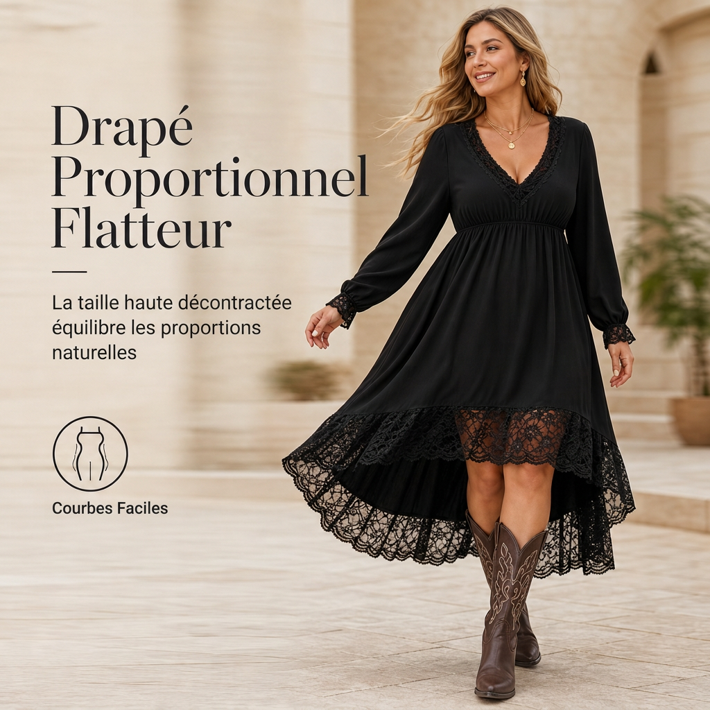 Robe classique pour femme, portée au quotidien