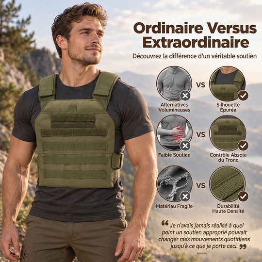Gilet de chasse extérieur robuste