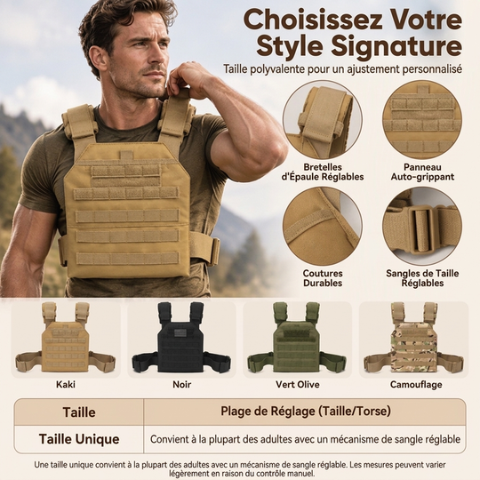Gilet de chasse extérieur robuste