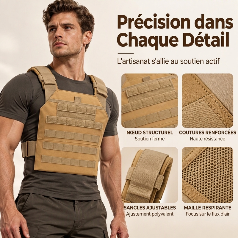 Gilet de chasse extérieur robuste