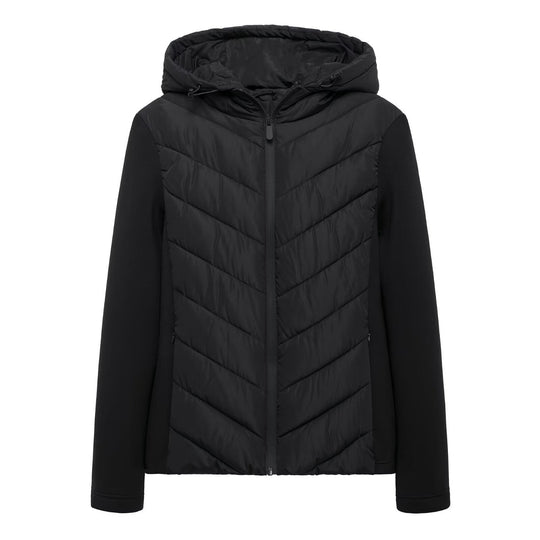 Veste matelassée patchou à capuche pour femme
