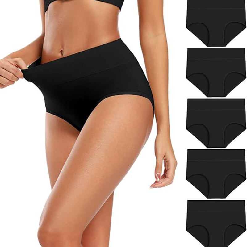 🌸 5-pack Comfortable High-Waist Women's Underwear – Shapes the Belly and Breathes Softly