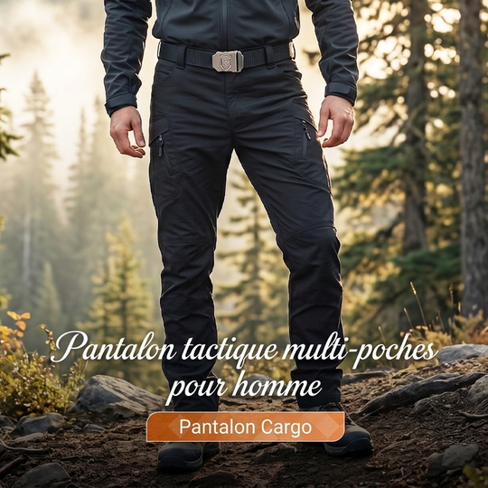 Pantalon tactique multi-poches imperméable et résistant à l'abrasion
