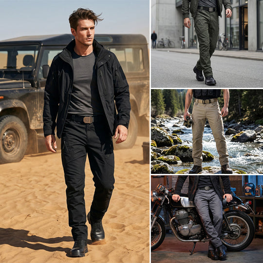 Pantalon tactique multi-poches imperméable et résistant à l'abrasion