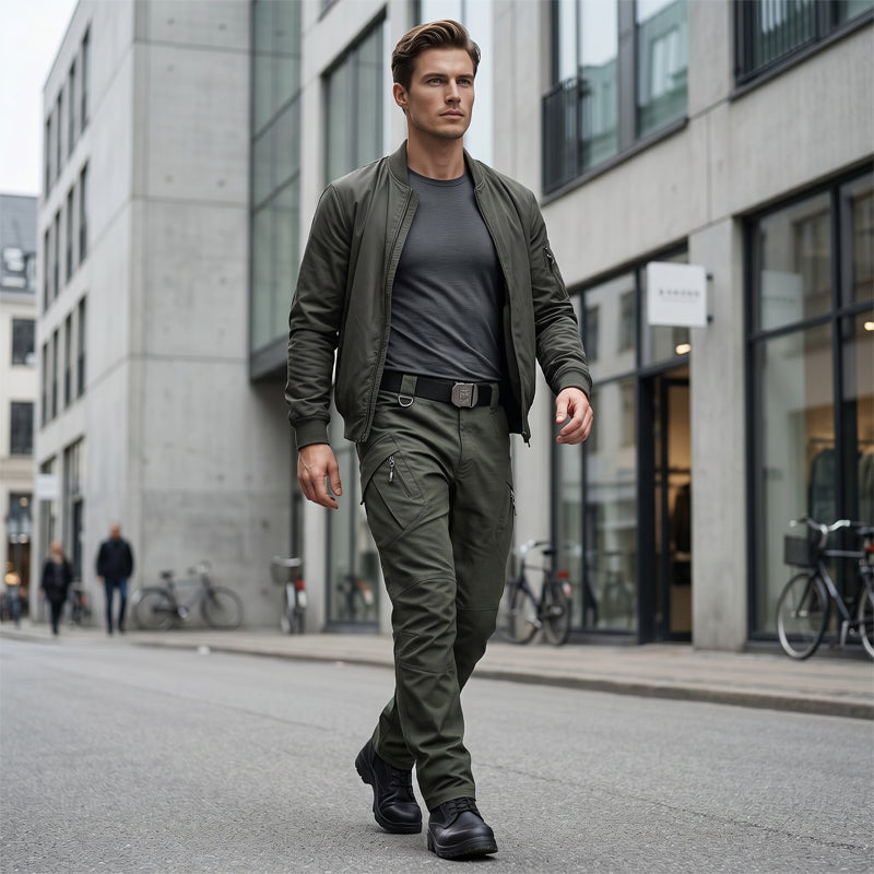 Pantalon tactique multi-poches imperméable et résistant à l'abrasion