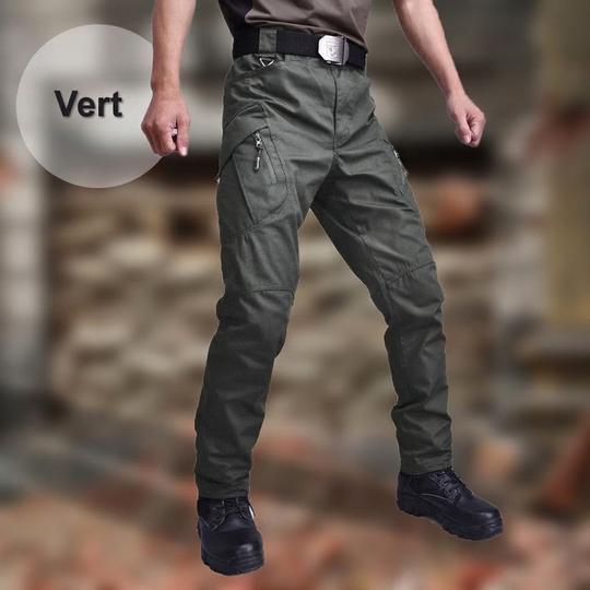 Pantalon tactique multi-poches imperméable et résistant à l'abrasion