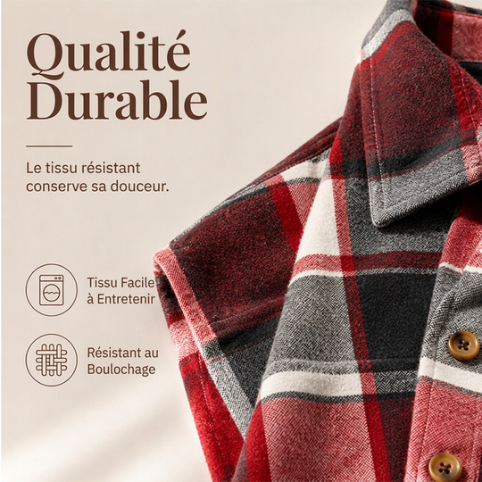 💖Soldes ! Prix cassés💖Chemise gilet boutonnée à carreaux pour femme avec poches