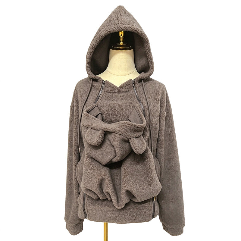 💖Soldes ! Prix cassés💖Veste à capuche confortable et chaude pour le portage de bébé