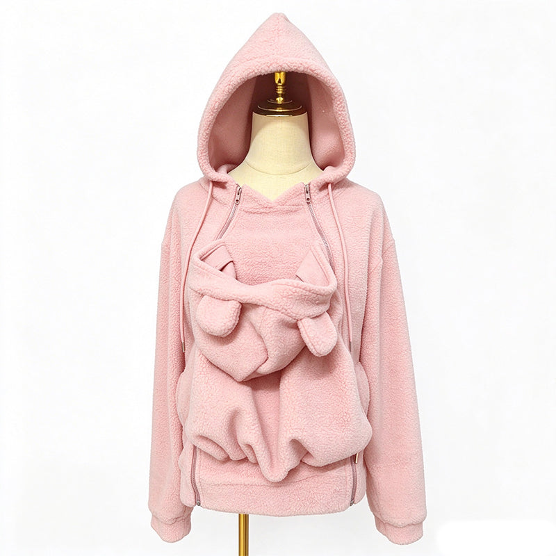 💖Soldes ! Prix cassés💖Veste à capuche confortable et chaude pour le portage de bébé