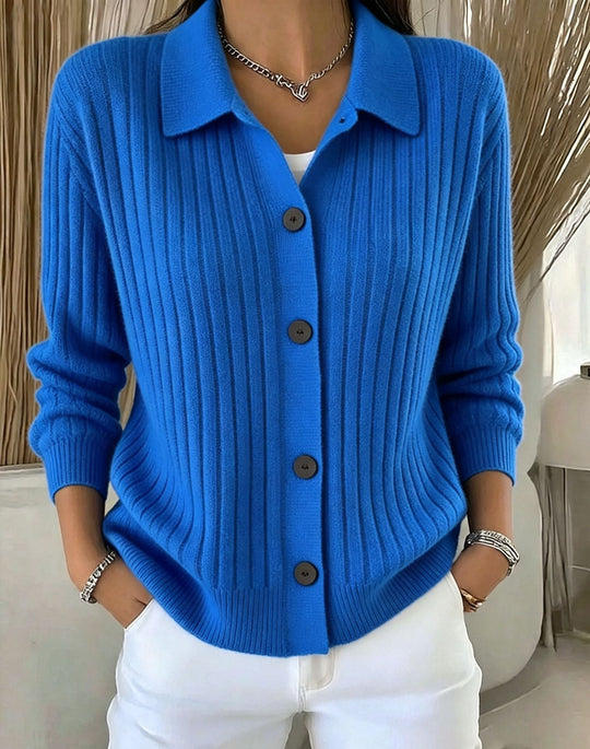 Cardigan en maille décontracté et ample pour femme