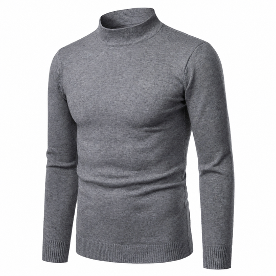 Pull en maille slim d'hiver pour homme