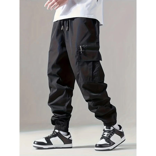 ✨ Pantalon cargo décontracté à plusieurs poches pour homme : facile à porter au quotidien 👖