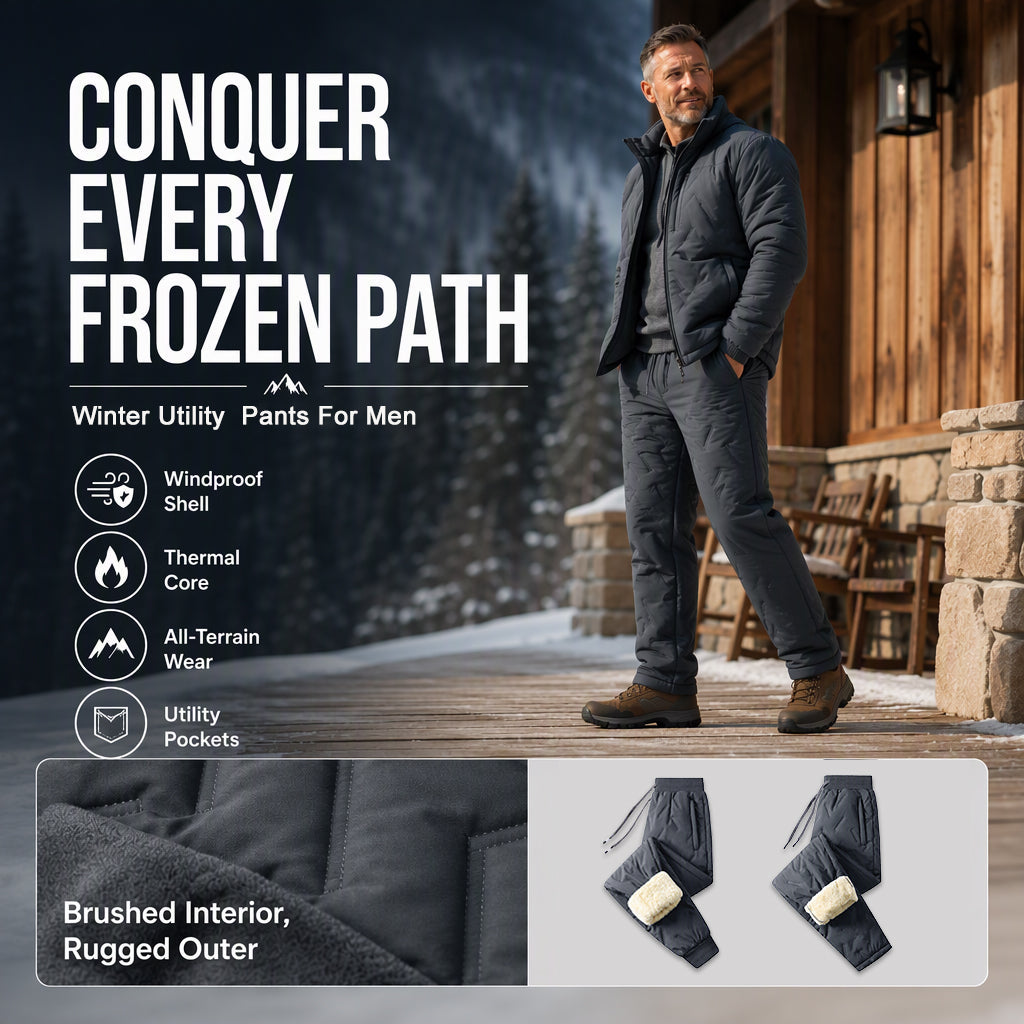 🔥 All-Day Warmth, Versatile Outdoor Comfort | Unisex Winter Outdoor Cozy Thermal Pants