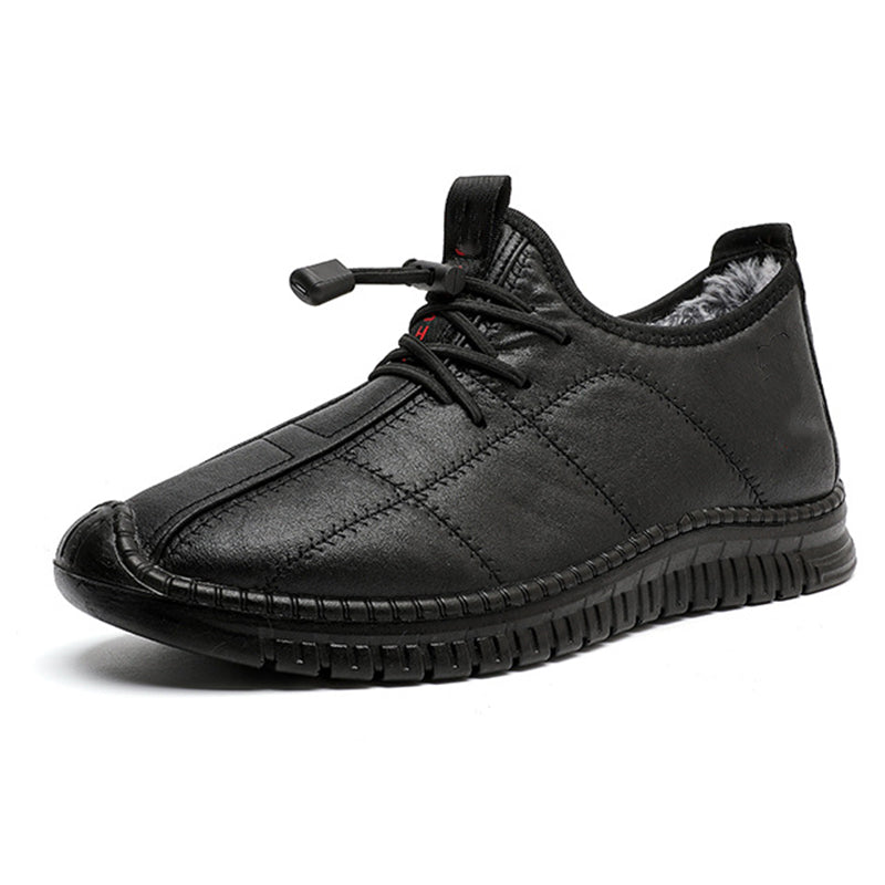 👟 Toasty Plush Comfort, Steady Secure Stride | Men's Plush-Lined Non-Slip Walking Shoes