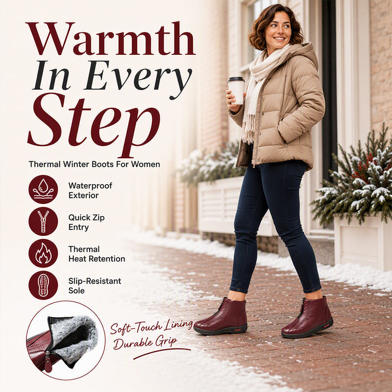 🖤Black Friday Sale👢Toasty Warmth, Cozy Cold Protection – Women's Non-Slip Winter Warm Boots ✨