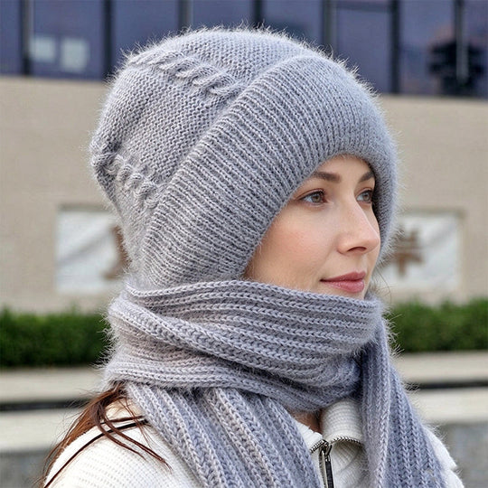 🧣 Toasty Comfort, Head-to-Neck Coverage | Women's Winter Warm Hooded Scarf