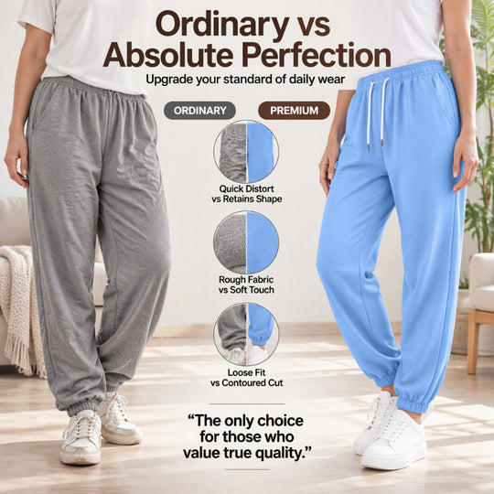 Women's Casual Athletic Joggers with Drawstring