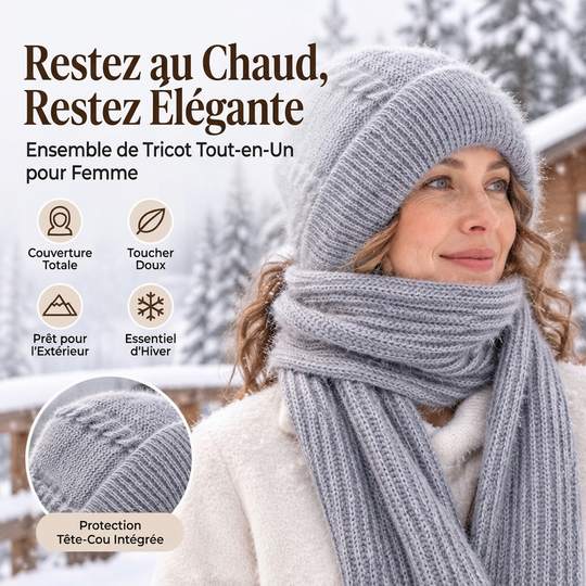Écharpe à capuche chaude d'hiver pour femmes