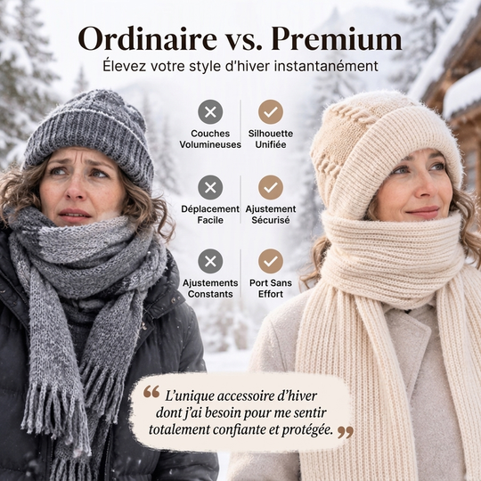 Écharpe à capuche chaude d'hiver pour femmes