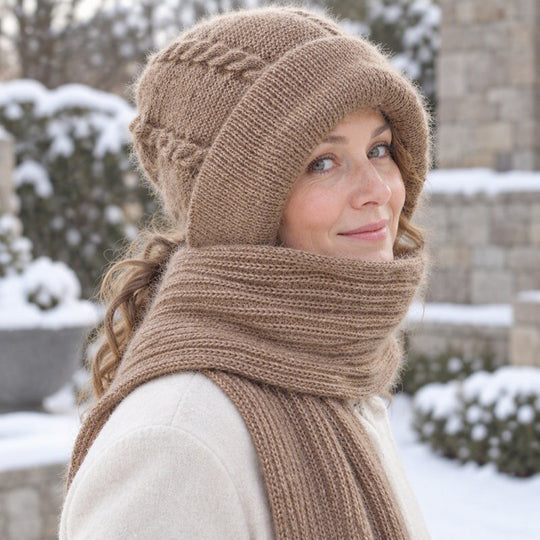 Écharpe à capuche chaude d'hiver pour femmes
