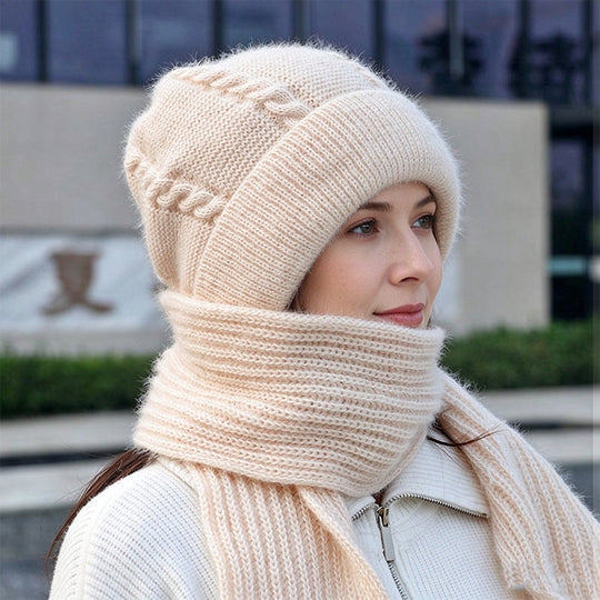 Écharpe à capuche chaude d'hiver pour femmes