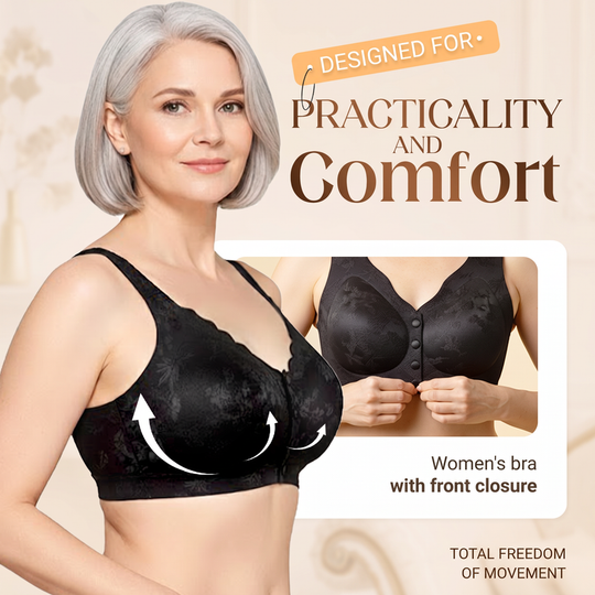 Comfort Front-Clasp & Wire-Free Seamless Bra
