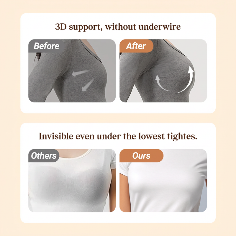 Comfort Front-Clasp & Wire-Free Seamless Bra