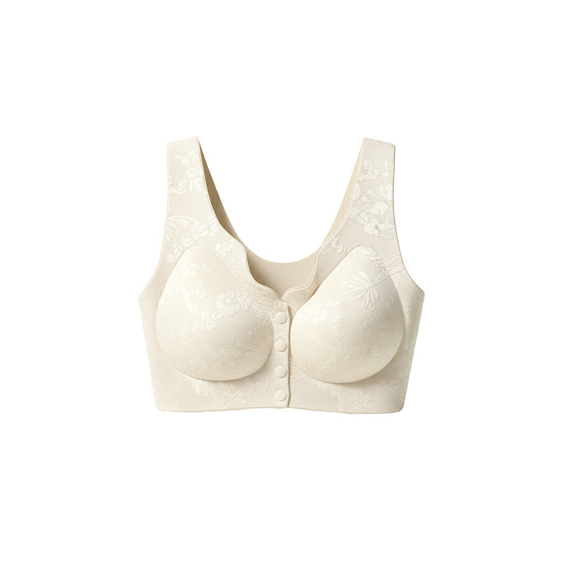 Comfort Front-Clasp & Wire-Free Seamless Bra