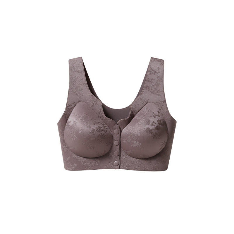 Comfort Front-Clasp & Wire-Free Seamless Bra