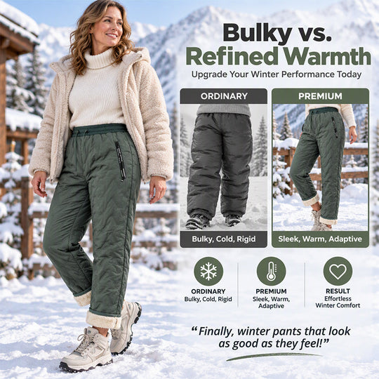 ❄️Women's Thick Plush-Lined Winter Pants