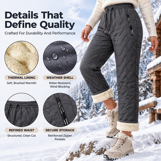 ❄️Women's Thick Plush-Lined Winter Pants