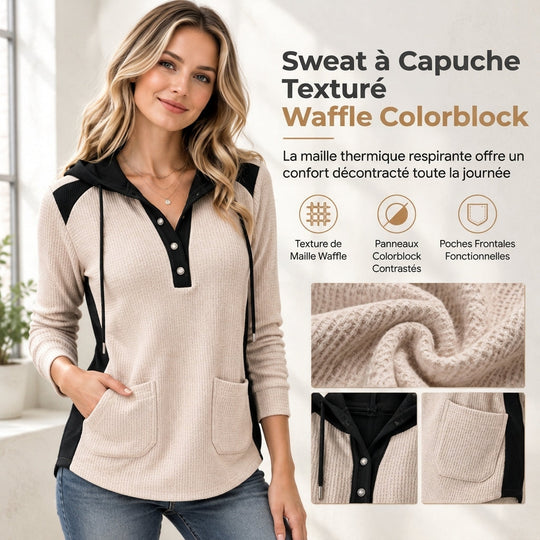 Pull en maille décontracté à col en V pour femme
