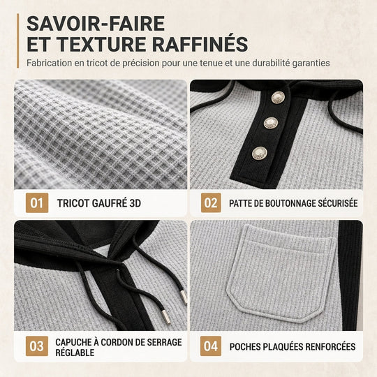 Pull en maille décontracté à col en V pour femme
