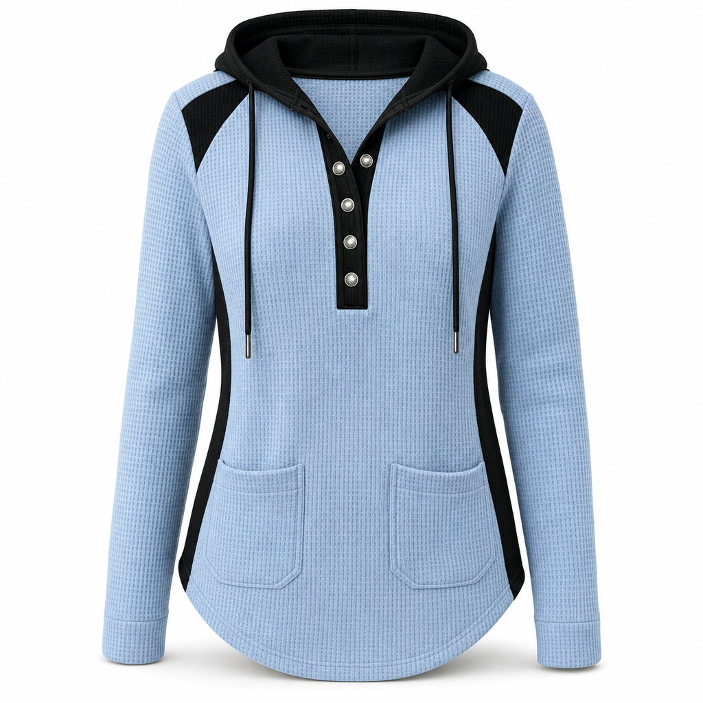 Pull en maille décontracté à col en V pour femme