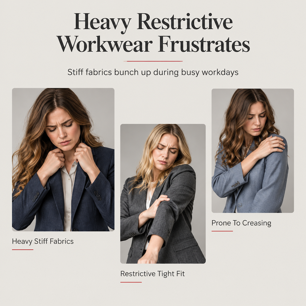 Women's Casual Open-Front Blazer Jacket