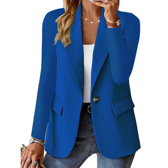 Women's Casual Open-Front Blazer Jacket