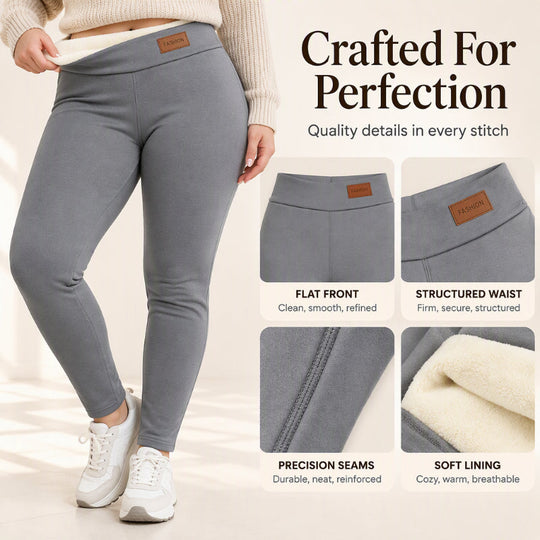 🔥Women's High-Waisted Plush-Lined Thermal Leggings