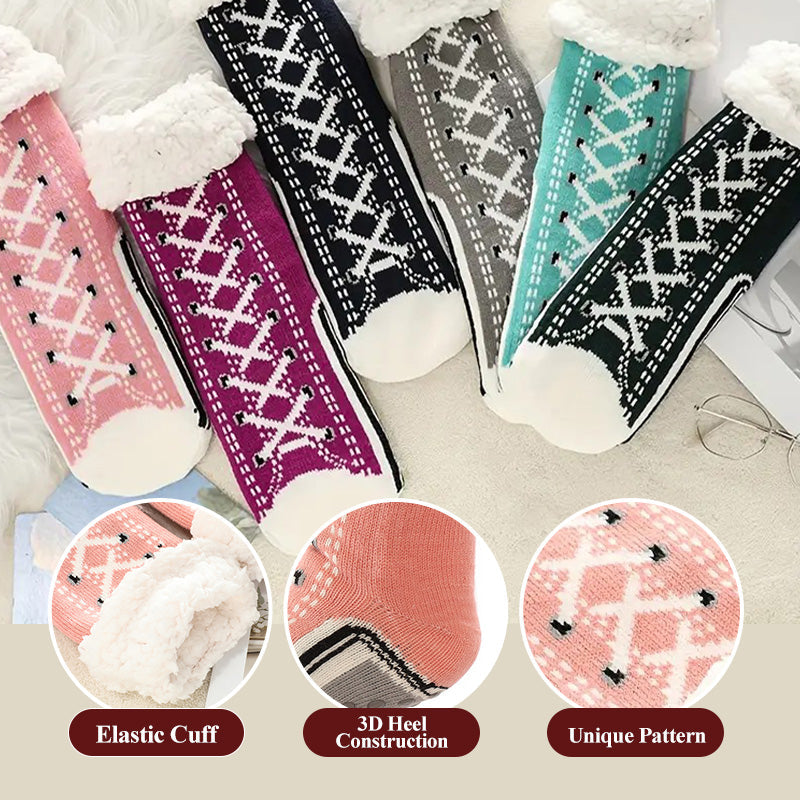 Women's Fuzzy Slipper Socks