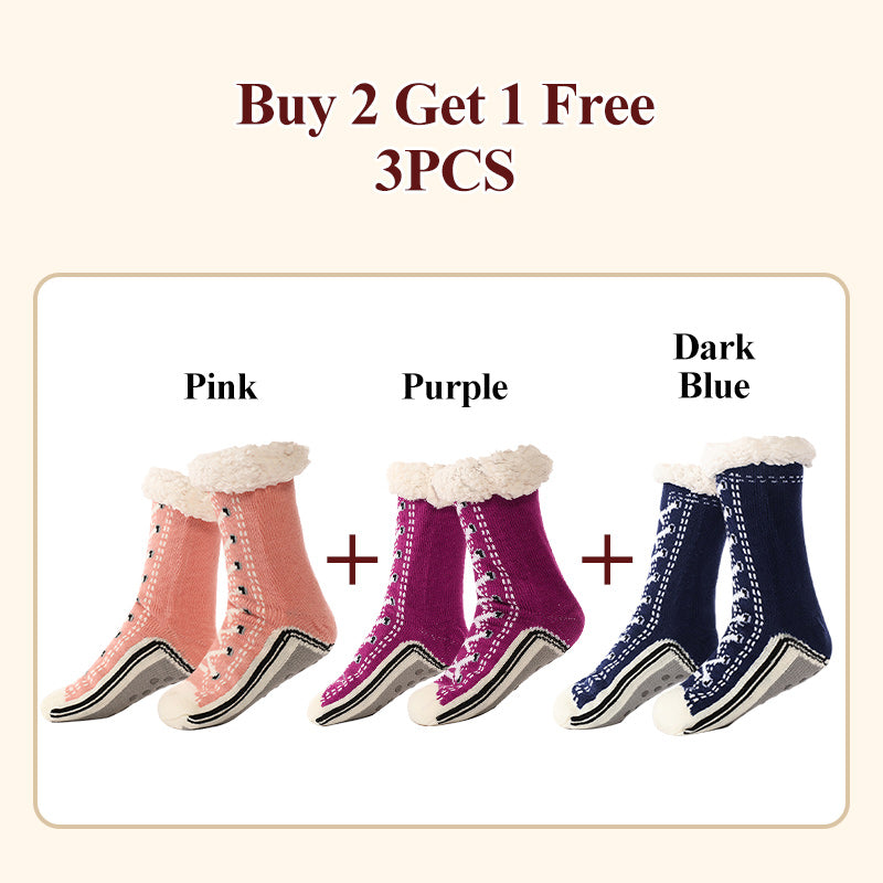 Women's Fuzzy Slipper Socks