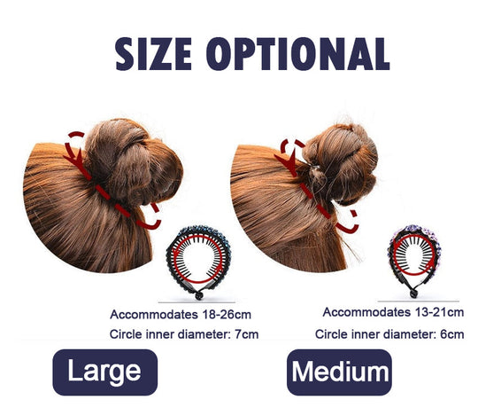 Kristallblomma utsmyckade hårklipp