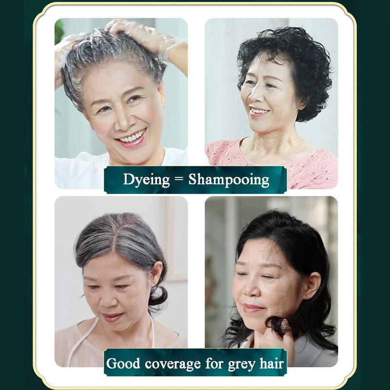 Meilleur cadeau * Dye de cheveux bulles à l'essence à base de plantes