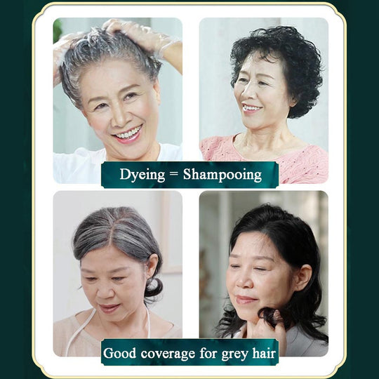 Meilleur cadeau * Dye de cheveux bulles à l'essence à base de plantes