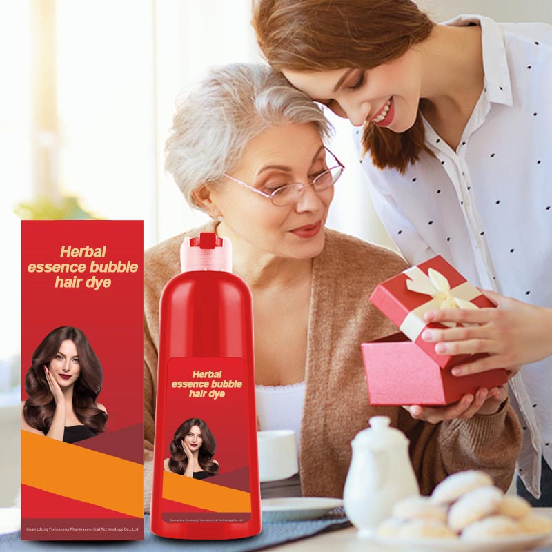 Meilleur cadeau * Dye de cheveux bulles à l'essence à base de plantes